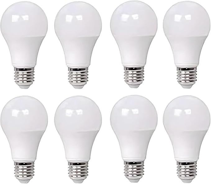 مصباح LED، E27 (12 واط، أبيض، 8 قطع)